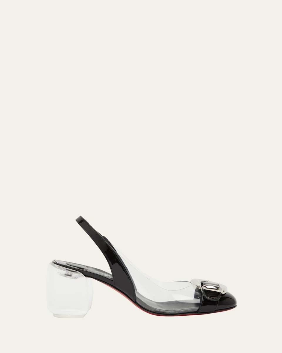 Minny Bubble Buckle Red Sole Pumps